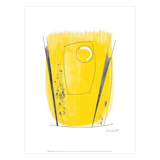 Barbara Hepworth Two Opposing Forms exhibition print